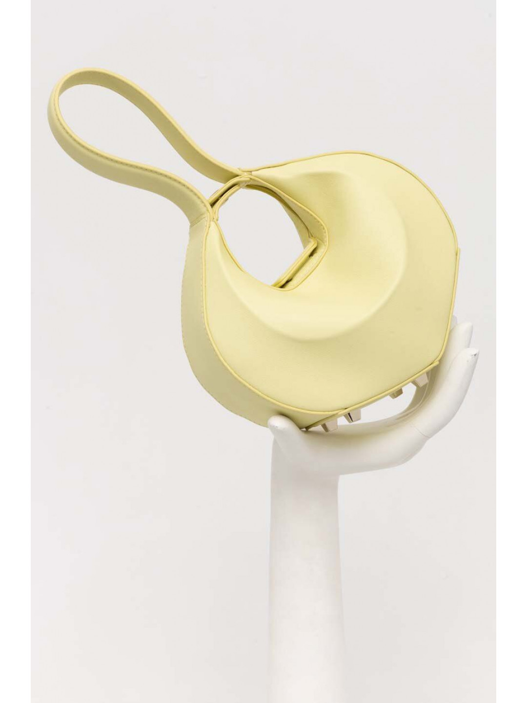 Kožená kabelka Patrizia Pepe béžová barva 8B0074 L047